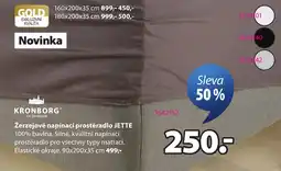 JYSK Kronborg žerzejové napínací prostěradlo JETTE nabídka