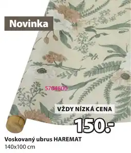 JYSK HAREMAT voskovaný ubrus nabídka