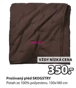 JYSK Skogstry prošívany pléd nabídka