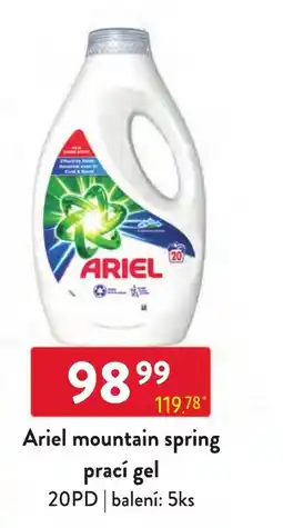 Qanto Ariel mountain spring prací gel nabídka