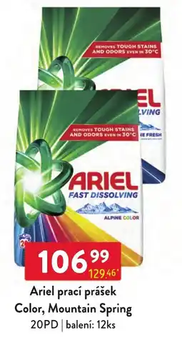 Qanto Ariel prací prášek Color, Mountain Spring nabídka