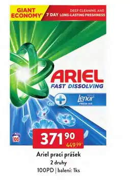 Qanto Ariel prací prášek nabídka