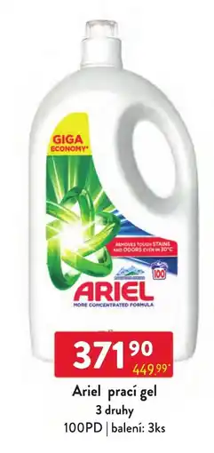 Qanto Ariel prací gel nabídka