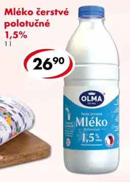 CBA Olma mléko čerstvé polotučné nabídka