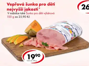 Vepřová šunka pro děti