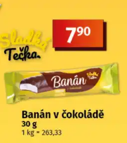 COOP TIP Sladká Tečka Banán v čokoládě nabídka