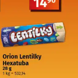 COOP TIP Orion Lentilky Hexatuba nabídka