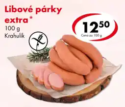 CBA Krahulík libové párky extra nabídka