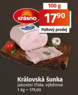 COOP TIP Krášno Královská šunka nabídka