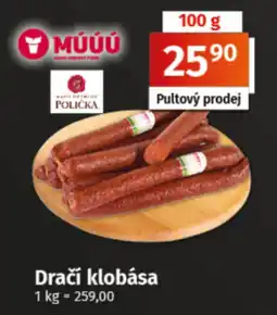 COOP TIP Múúú dračí klobása nabídka
