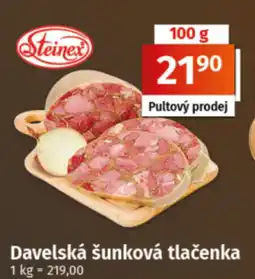 COOP TIP Steinex davelská šunková tlačenka nabídka