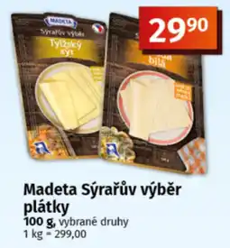 COOP TIP Madeta Sýrařův výběr plátky nabídka
