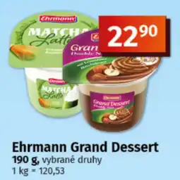 COOP TIP Ehrmann Grand Dessert nabídka