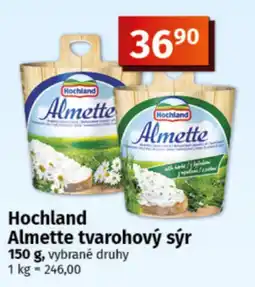 COOP TIP Hochland Almette tvarohový sýr nabídka