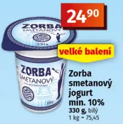 COOP TIP Zorba smetanový jogurt nabídka