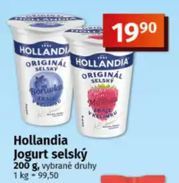 COOP TIP Hollandia jogurt selský nabídka