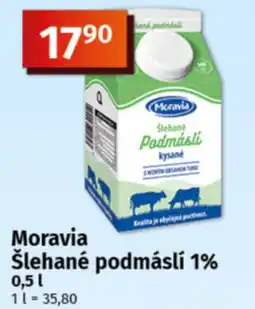 COOP TIP Moravia šlehané podmáslí 1% nabídka