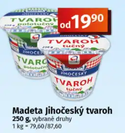 COOP TIP Madeta jihoceský tvaroh nabídka