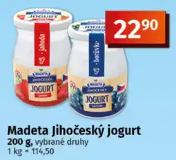 COOP TIP Madeta jihočeský jogurt nabídka