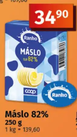COOP TIP Ranko máslo 82% nabídka