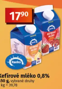 COOP TIP Ranko kefirové mléko 0,8% nabídka