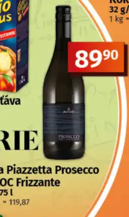 COOP TIP La Piazzetta Prosecco nabídka