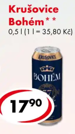 CBA Krušovice Bohém nabídka