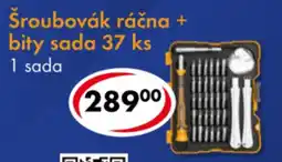 CBA Šroubovák ráčna + bity sada nabídka