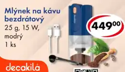 CBA decakila mlýnek na kávu bezdrátový nabídka
