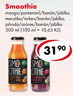 CBA Smoothie nabídka
