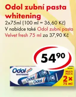 CBA Odol zubní pasta whitening nabídka