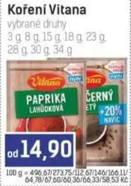 Konzum Vitana paprika lahůdková nabídka