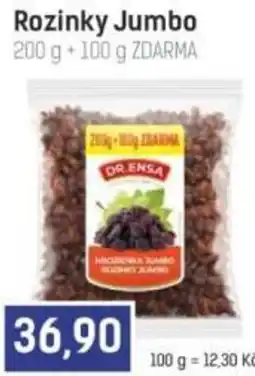 Konzum Dr. Ensa rozinky jumbo nabídka
