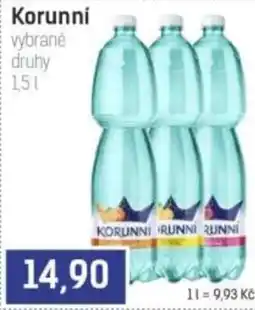 Konzum Korunni vybrané druhy nabídka