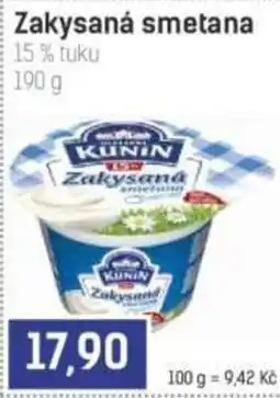 Konzum Kunin zakysaná smetana nabídka