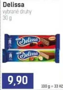 Konzum Delissa vybrané druhy nabídka