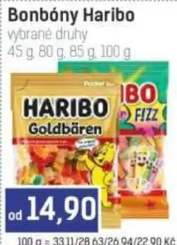 Konzum Haribo bonbóny vybrané druhy nabídka