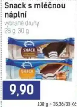 Konzum Snack s mléčnou náplní nabídka