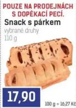 Konzum Snack s pářkem nabídka