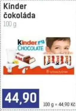 Konzum Kinder čokoláda nabídka