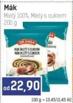 Konzum Dr. Ensa mak mletý s cukrem nabídka