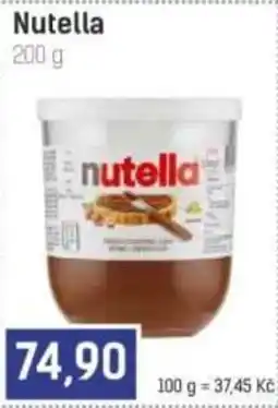 Konzum Nutella nabídka
