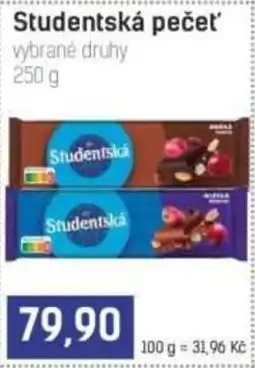 Konzum Studentská pečeť nabídka