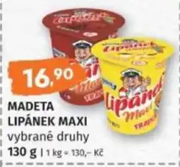 Konzum Madeta lipánek maxi nabídka