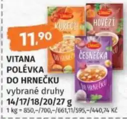 Konzum Vitana polévka do hrnečku nabídka
