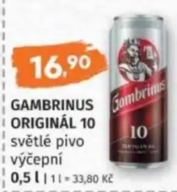 Konzum Gambrinus originál 10 nabídka