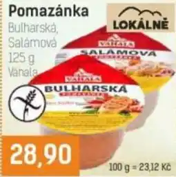 Konzum Váhala pomazánka bulharská nabídka