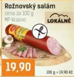 Konzum Rožnovský salám nabídka