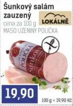 Konzum Policka šunkový salám zauzený nabídka