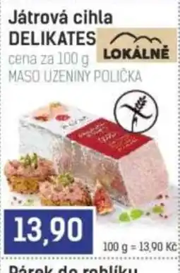 Konzum Delikates maso uzeniny policka nabídka